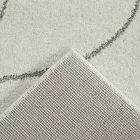 Kép 3/3 - Infinity1 szőtt modern szőnyeg Krémszín 60x100 mm - 11 mm 2