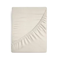 Kép 4/6 - Jersey pamut gumis lepedő Bézs 240x220 cm + 30 cm 3