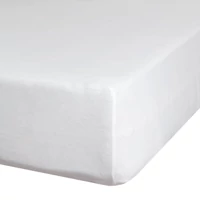 Kép 4/7 - Jersey pamut gumis lepedő Fehér 240x220 cm + 30 cm 2