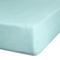 Kép 3/6 - Jersey pamut gumis lepedő Menta 240x220 cm + 30 cm 2