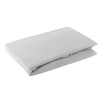 Kép 1/7 - Jersey pamut gumis lepedő Világosszürke 240x220 cm + 30 cm