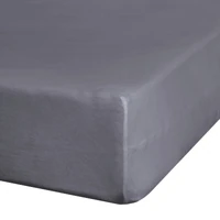 Kép 3/6 - Jersey3 pamut gumis lepedő Acélszürke 140x200 cm + 30 cm 2