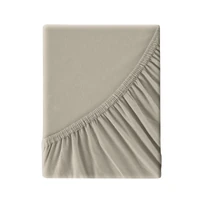 Kép 4/6 - Jersey3 pamut gumis lepedő Bézs 220x200 cm + 30 cm 3