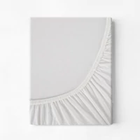 Kép 6/8 - Jersey3 pamut gumis lepedő Fehér 240x220 cm + 30 cm 3
