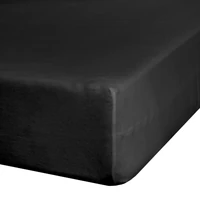 Kép 3/6 - Jersey3 pamut gumis lepedő Fekete 120x200 cm + 25 cm 2
