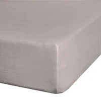 Kép 3/6 - Jersey3 pamut gumis lepedő Világosszürke 240x220 cm + 30 cm 2