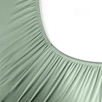 Kép 2/7 - Jersey4 pamut gumis lepedő Menta 220x200 cm + 30 cm 6