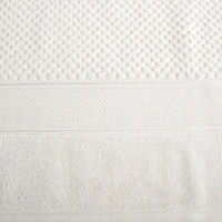Kép 3/5 - Jessi velúr törölköző Krémszín 70x140 cm 3db 2