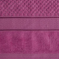 Kép 3/5 - Jessi velúr törölköző Magenta 50x90 cm 6db 2