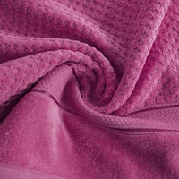 Kép 4/5 - Jessi velúr törölköző Magenta 70x140 cm 3db 3