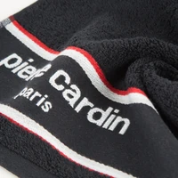 Kép 3/6 - Karl Pierre Cardin törölköző Fekete 50x90 cm