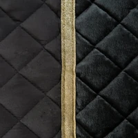 Kép 4/5 - Kristin bársony ágytakaró Fekete 220x240 cm 3