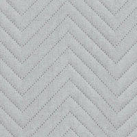 Kép 5/7 - Len3 vászon szerkezetű préselt mintás ágytakaró Ezüst 170x210 cm 3