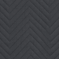 Kép 5/7 - Len3 vászon szerkezetű préselt mintás ágytakaró Grafit 200x220 cm 3