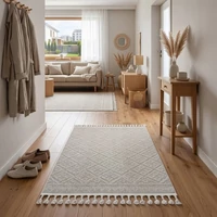 Kép 2/2 - Lena boho k szőnyeg Krémszín 50x80 mm - 6 mm 4db 1
