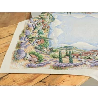 Kép 3/6 - Levendula farm gobelin asztalterítő 96x100 cm 2