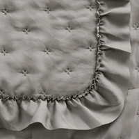 Kép 5/6 - Libi3 mikroszálas ágytakaró Szürkésbézs 220x240 cm 4