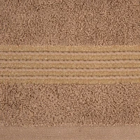 Kép 3/4 - Lilla pamut törölköző keskeny fényes csíkokkal Barna 50x90 cm 6db 2
