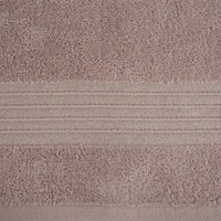 Kép 3/4 - Lilla pamut törölköző keskeny fényes csíkokkal Púder rózsaszín 30x50 cm 6db 2