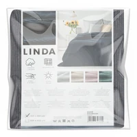 Kép 2/6 - Linda gofri szerkezetű takaró Gránátkék 200x220 cm 1