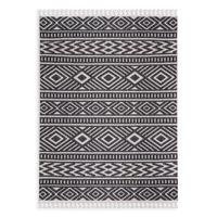 Kép 1/2 - Linea1 boho szőnyeg Acélszürke 80x150 mm - 5 mm