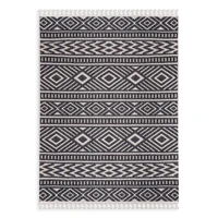 Kép 1/2 - Linea1 boho szőnyeg Acélszürke 80x200 mm - 5 mm