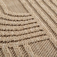 Kép 2/3 - Linea2 boho szőnyeg Bézs 80x150 mm - 5 mm 1