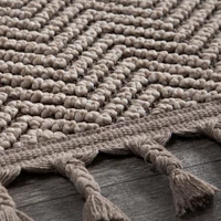 Kép 3/3 - Linea5 boho szőnyeg Szürkésbézs 80x150 mm - 5 mm 2