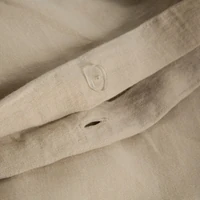 Kép 9/11 - Linen ágyneműhuzat Bézs 220x200 cm - 70x80 cm 2db 9