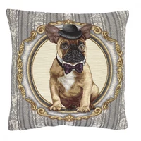 Kép 1/5 - Lord Francia Bulldog párnahuzat 45x45 cm