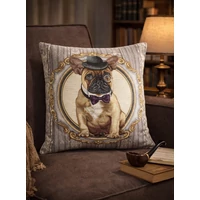 Kép 4/5 - Lord Francia Bulldog párnahuzat 45x45 cm 3