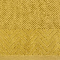 Kép 3/6 - Loren velúr törölköző Mustársárga 50x90 cm 6db 2