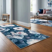 Kép 4/5 - Lotus5 modern szőnyeg Sötétkék 80x140 mm - 4 mm 3