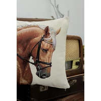 Kép 3/4 - Lovas palomino párnahuzat 45x45 cm 2
