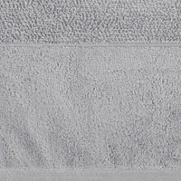 Kép 3/5 - Lucy velúr törölköző Világosszürke 50x90 cm 6db 2
