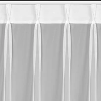 Kép 4/11 - Lucy voile függöny Flex akasztós Fehér 230x170 cm