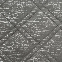 Kép 4/6 - Luiz bársony ágytakaró fényes mintával Acélszürke 170x210 cm 3