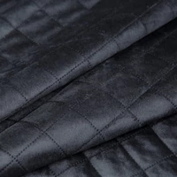 Kép 2/7 - Luiz5 bársony ágytakaró Fekete 220x240 cm 6