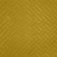 Kép 4/5 - Luiz5 bársony ágytakaró Mustársárga 170x210 cm 3
