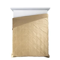 Kép 6/8 - Luiz6 bársony ágytakaró fényes márvány hatású mintával Bézs 170x210 cm 3