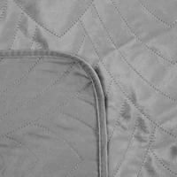 Kép 6/8 - Luiz6 bársony ágytakaró fényes márvány hatású mintával Ezüst 170x210 cm 5