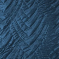 Kép 5/8 - Luiz6 bársony ágytakaró fényes márvány hatású mintával Gránátkék 220x240 cm 4