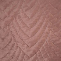 Kép 7/8 - Luiz6 bársony ágytakaró fényes márvány hatású mintával Rózsaszín 170x210 cm 4