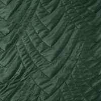 Kép 7/8 - Luiz6 bársony ágytakaró fényes márvány hatású mintával Sötétzöld 170x210 cm 4