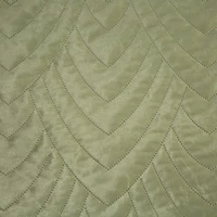 Kép 7/8 - Luiz6 bársony ágytakaró fényes márvány hatású mintával Világoszöld 170x210 cm 4