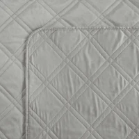 Kép 5/6 - Luiz8 bársony ágytakaró Ezüst 200x220 cm 4
