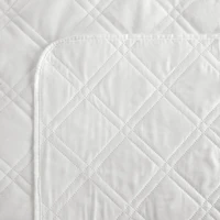 Kép 5/6 - Luiz8 bársony ágytakaró Fehér 200x220 cm 4