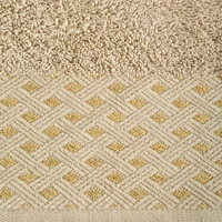 Kép 2/5 - Luiza lurex törölköző Bézs 50x90 cm 6db 1