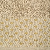 Kép 2/5 - Luiza lurex törölköző Bézs 70x140 cm 3db 1
