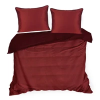 Kép 4/7 - Lunara prémium pamut-szatén ágyneműhuzat Marsala 140x200 cm - 70x80 cm 1db 2